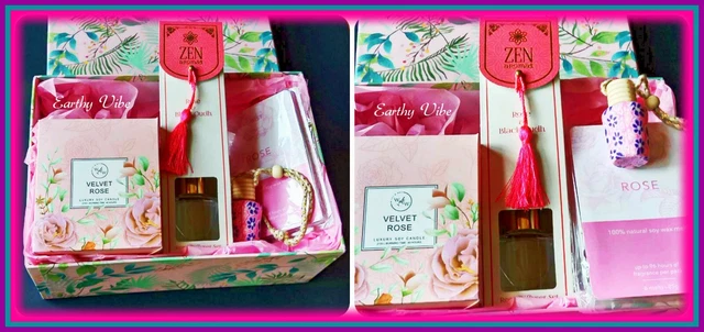 Divine Feminine "Rose" Theme Women/Ladies Pamper Gift Hamper/Box, Christmas Idea