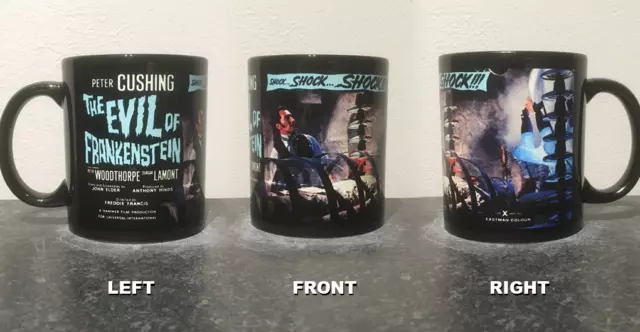 HAMMER FRANKENSTEIN FILMS mugs 13 designs Custom made  peter cushing