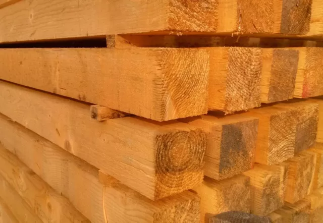 Lotto di 20 morali abete grezzo mm. 80x80x1000 stock travetti in legno fai da te 2