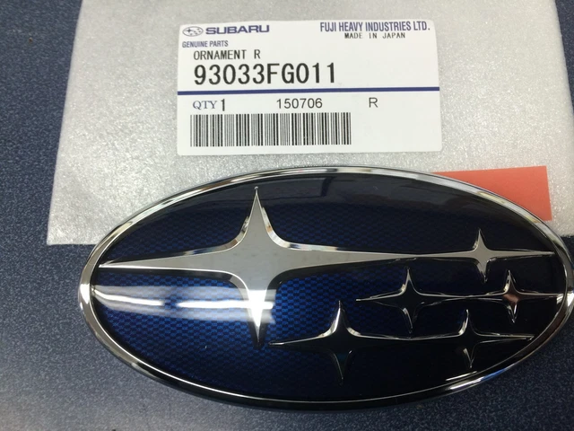 OEM 2006-2007 Subaru Impreza WRX Rear Trunk Letter Name Plate - Foto 4