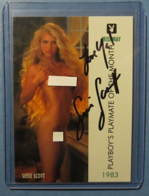 Playboy Susie Scott Signed AUTOGRAPH Card