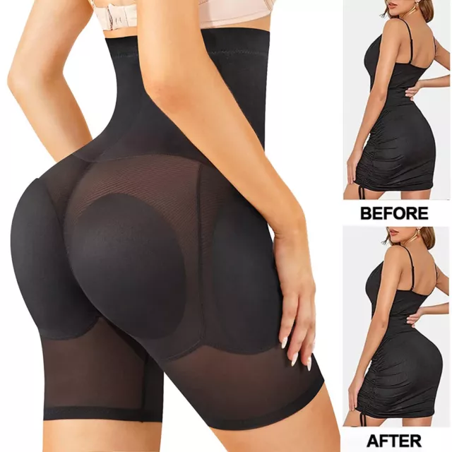 Women Lady Padded Underwear Butt Lifter Bum Hip Enhancer Body Shaper Panties AU