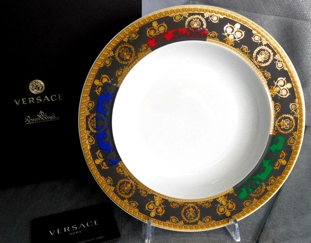 Rosenthal Versace I Love Baroque and Roll Suppenteller 22 cm Neu & Ovp 3