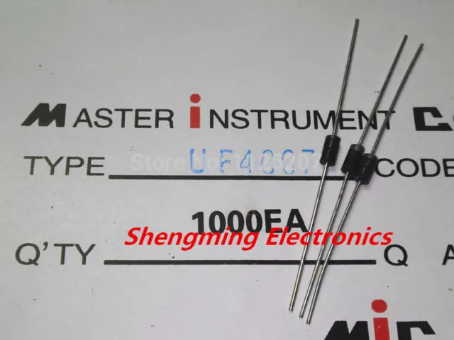 20PCS UF4007 1000V 1A DO-41 fast recovery rectifier diode