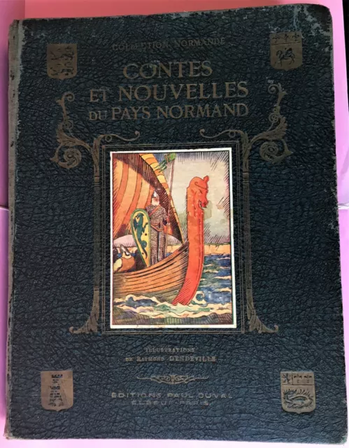 Livre CONTES et NOUVELLES du PAYS NORMAND 1936 - Normandie
