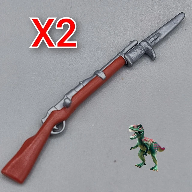 Pièces Détachées Playmobil X2 Carabines Baïonnette Française/anglaise - Pirates, Occasion, Modèles Divers