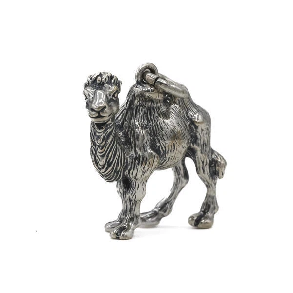 Anhänger in 835er Silber Kamelfigur für Kette Tier Camel Pendant Silver Anhänger in 835er Silber Kamelfigur für Kette Tier Camel Pendant Silver