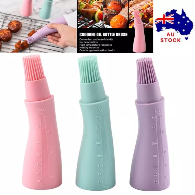 Baking Oil Brush Silicone Cooking Butter Basting Pastry BBQ Barbecue  Brushes New