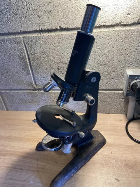 Microscope ancien Vintage  C Reichert Wien Réf 202056 Rare