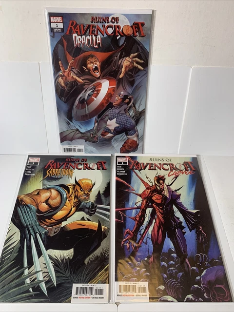 Ruins of Ravencroft #1-3 Complete (Marvel) Dracula Sabretooth Carnage *NM*