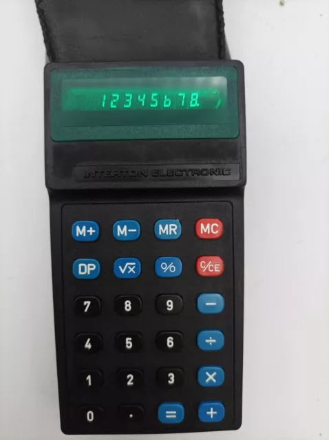 INTERTON ELECTRONIC vintage calculator. Rare.