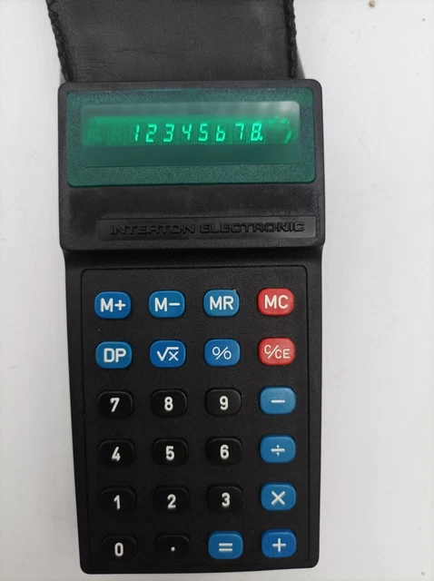 INTERTON ELECTRONIC vintage calculator. Rare.