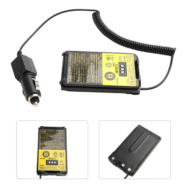 Car Charger Battery PB-43 Eliminator Adapter For TH-K2AT K4AT K255A K2ET Radio