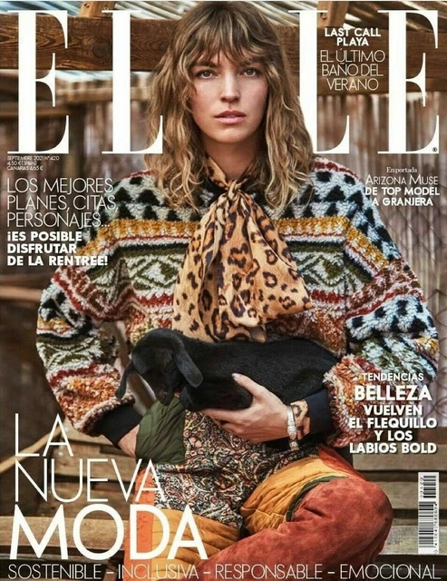 ☆ ARIZONA MUSE on cover ELLE SPAIN COLLECTION TOP MODEL