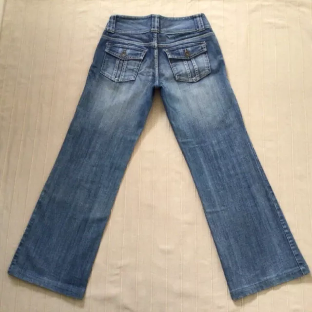 Ladies Just Jeans Blue Wide Leg Jeans Denim Pants Trousers Size 8