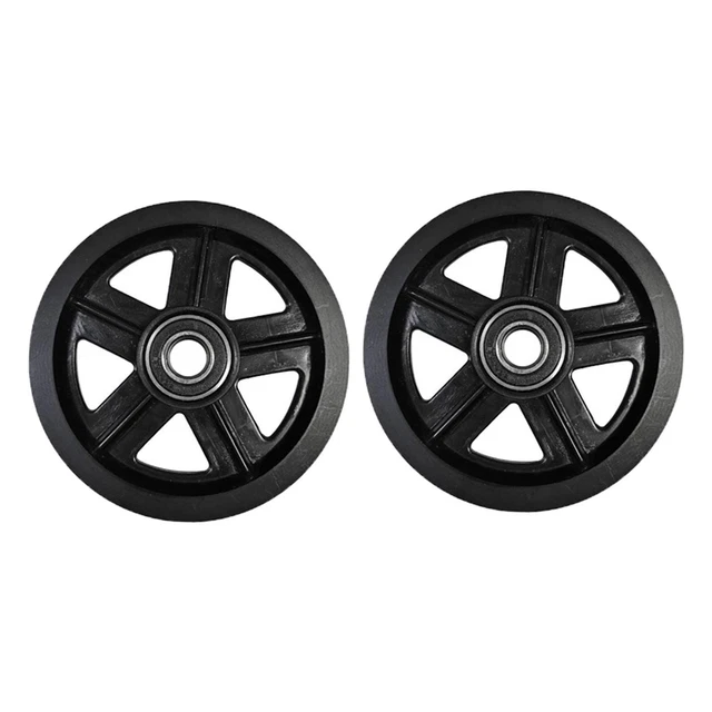 2Pcs Sliding Barn Door Pulleys Rollers Wheels Cabinet Window Door Runner