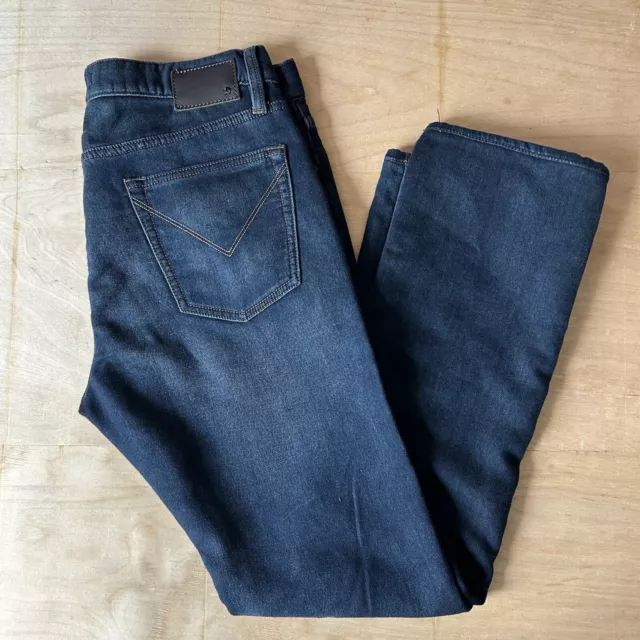 JOHN VARVATOS STAR USA Bowery Blue Jeans Slim Straight Leg Men's 32x30 ...