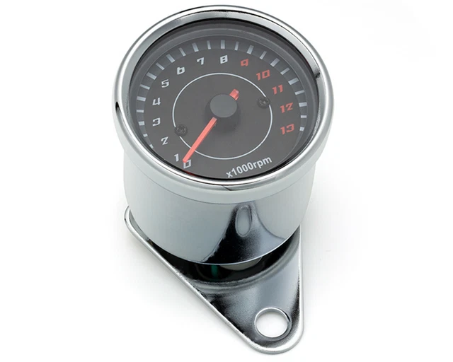 MOTORCYCLE ELECTRONIC REV Counter 67mm up to 13,000rpm Tachometer Tacho