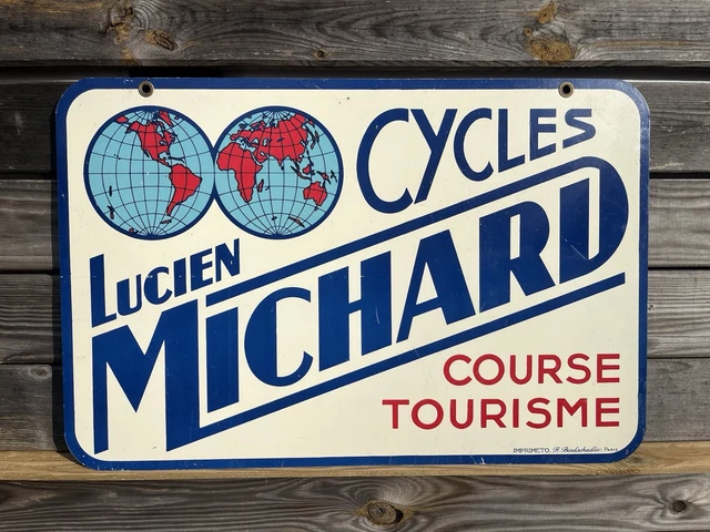 Plaque émaillée de velo cycles ARMUR à Saint Etienne