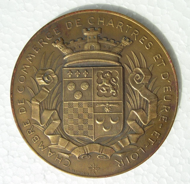 Médaille Bronze – Chambre De Commerce D'Indre-et-Loire – Tours – French City Medal