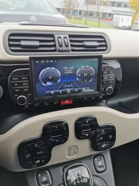 Autoradio Fiat Panda Bluetooth Carplay Android Poste Radio 2 Din Panda 3  4x4 Cross 2012 2013 2014 2015 2016 2017 2018 2019 2020
