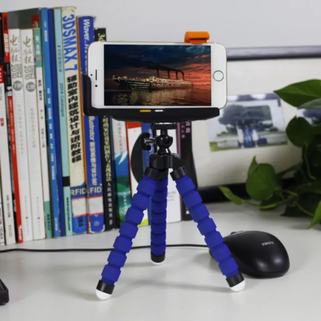 Mini Flexible Tripod Mobile Phone Stand For Mobile Iphone Camera Video Samsung 2