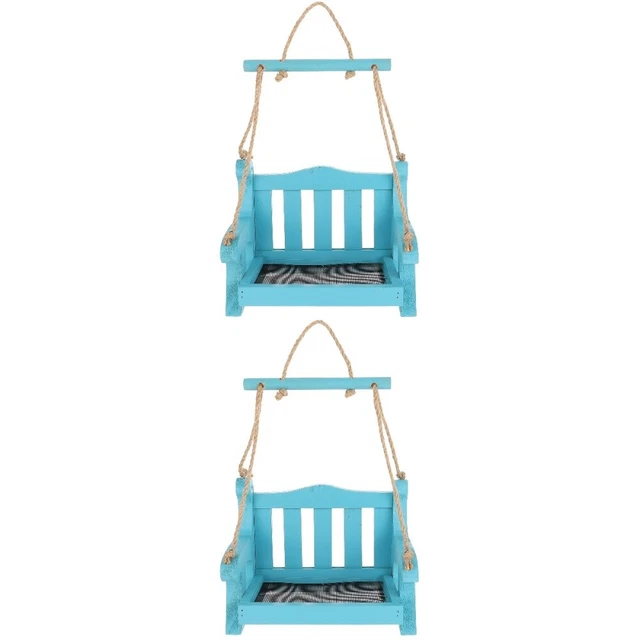 2 Pieces Feeder Bird Baths for Outdoors Multifunction