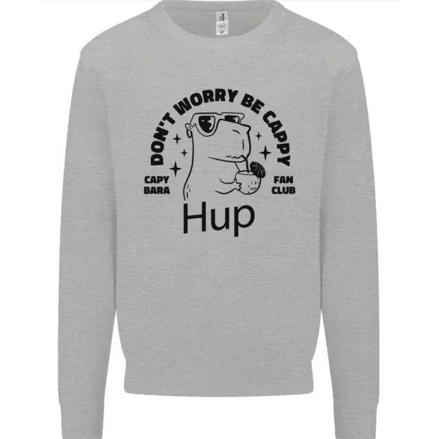 Capibara Be Cappy Divertente Uomo Felpa Maglione