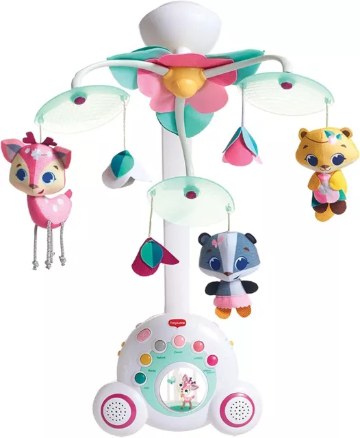 Tiny Love Soothe 'n Groove Mobile Musical Cot 0+ M Melodies Tiny Princess Tales