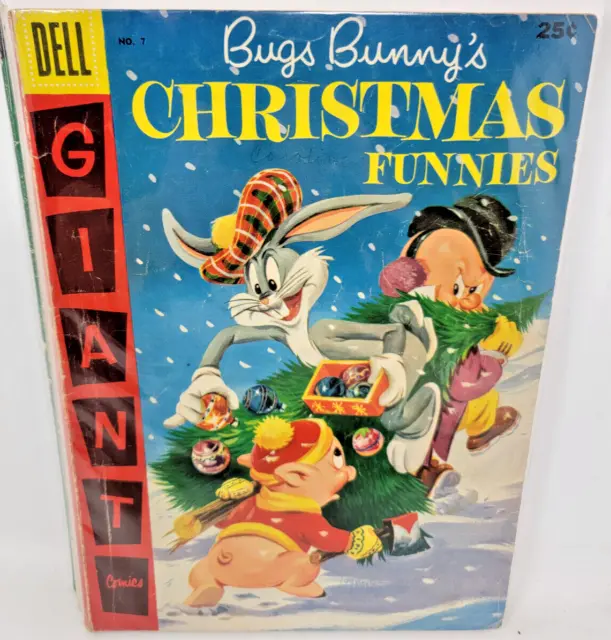 Bugs Bunny Christmas Funnies #7 Speedy Gonzales 1St Comic Appearance *1956* 2.5