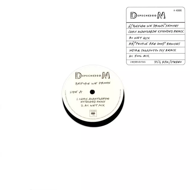 Depeche Mode - Before We Drown People Are Goo (Vinyl 12" - 2024 - EU - Original)