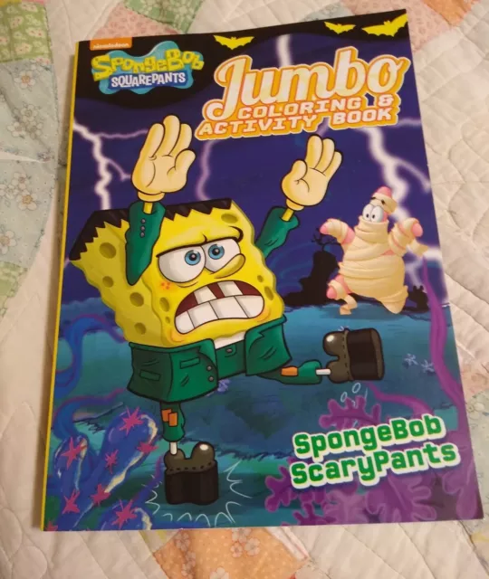 Shiver Your Timbers SpongeBob SquarePants Halloween Jumbo Coloring/Activity  Book