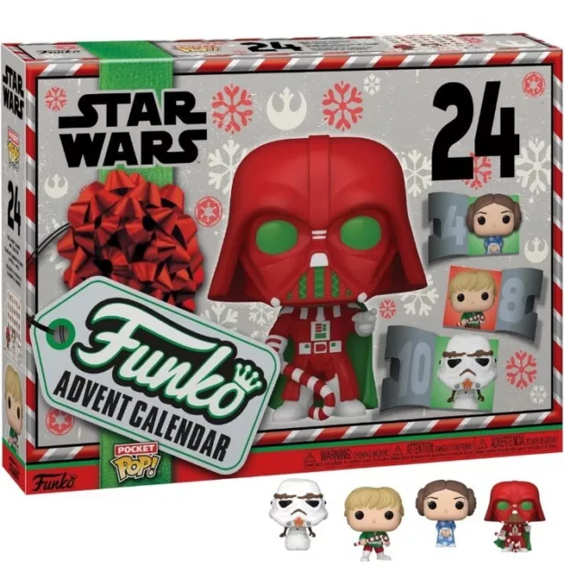 2022 FUNKO POP! Advent Calendar Star Wars Holiday Multicolor One