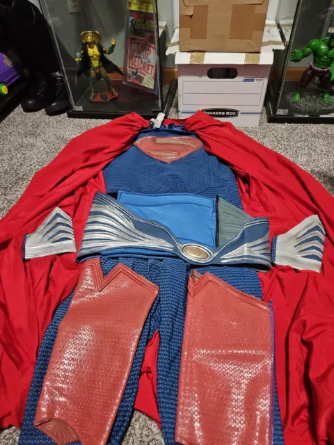 Superman Man Of Steel  Grand Heritage Costume RARE - Size Standard