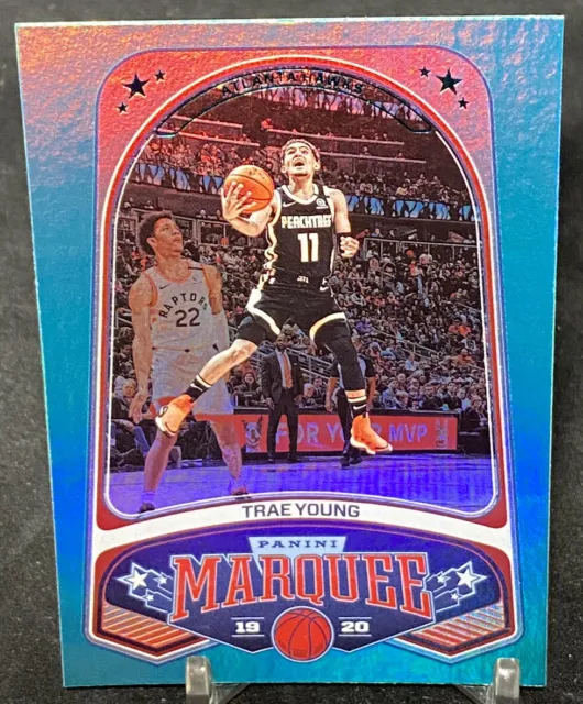 Trae Young #266 Teal Foil SP Marquee 2019-20 Panini Chronicles Atlanta Hawks