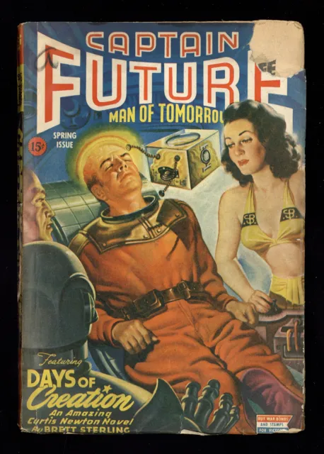 Captain Future Pulp Mar 1944 Vol. 6 #2 GD 2.0
