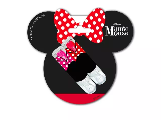 2 Rossetti Minnie Mouse per labbra profumate ed eleganti - Disney Minnie -