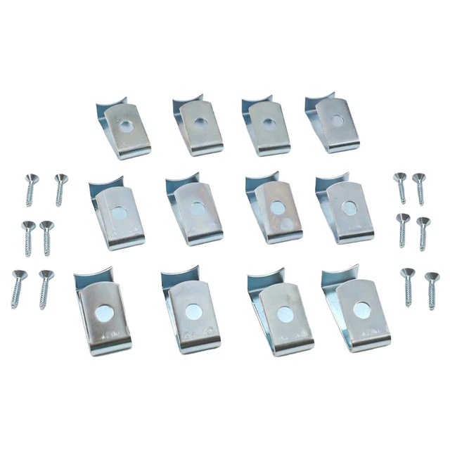 3 Supporti Da Parete Per Vasi In Ferro | Anelli Portavasi Da Giardino Diametro 10,2 Cm | Staffe Per Piante Sospese | Colore Nero