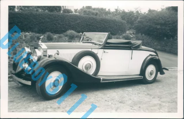 1930's Rolls Royce 20/25  1960's Classic car Dealers Stock Photo 5 x 3 inch