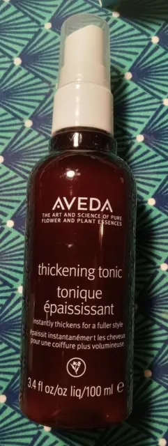 Aveda Thickening Tonic 3.4 oz instantly thickens hair , fuller style NEW full sz
