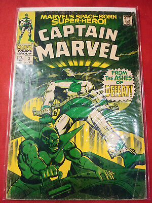 Marvel Comics Captain Marvel #3 1968