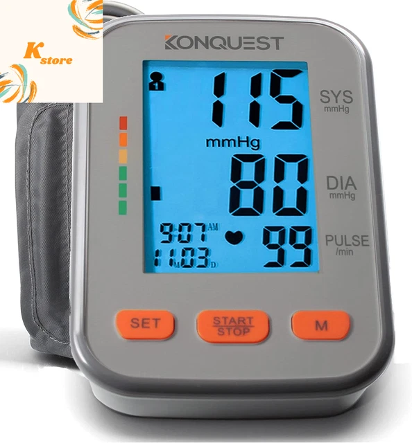 Monitor automático de presión arterial en la parte superior del brazo KBP-2704A - puño ajustable - grande B