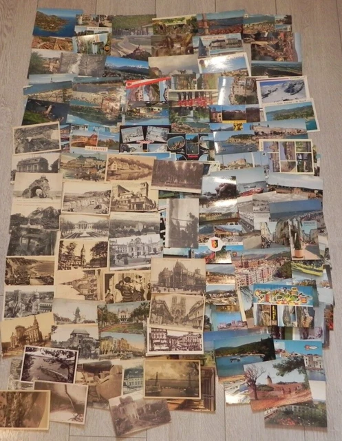 lot de 200 cartes postales anciennes modernes et semi moderne