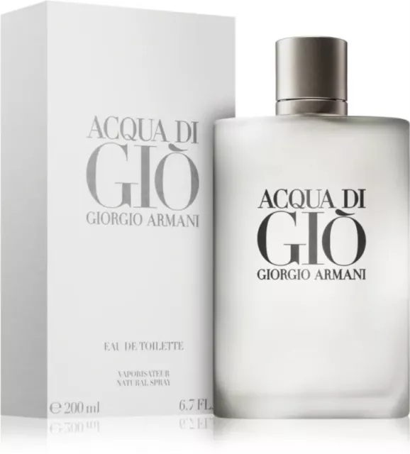 Giorgio Armani Acqua Di Gio Eau de Toilette 200 Ml Profumo Uomo