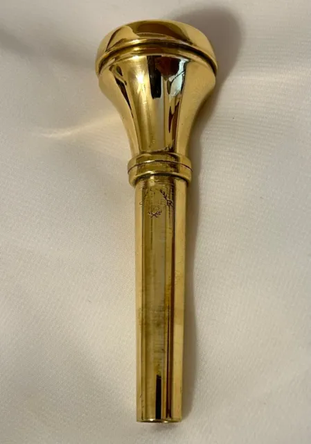 French SELMER trumpet mthp GOLD PLATE 28 throat .615 deep C slight angled shank