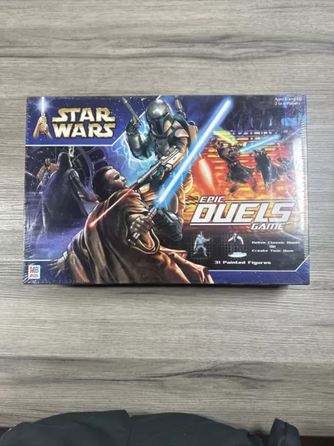 NEW & SEALED Star Wars Epic Duels Board Game (Milton Bradley, 2002) NIB