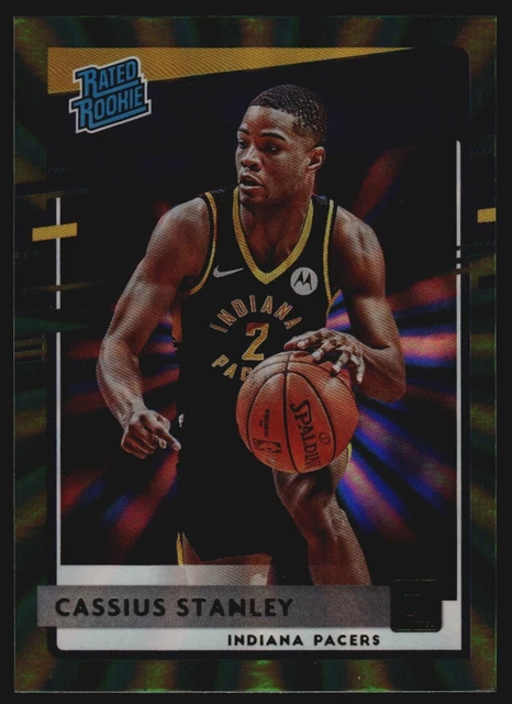2020-21 Donruss Holo Green Laser #225 Cassius Stanley RR