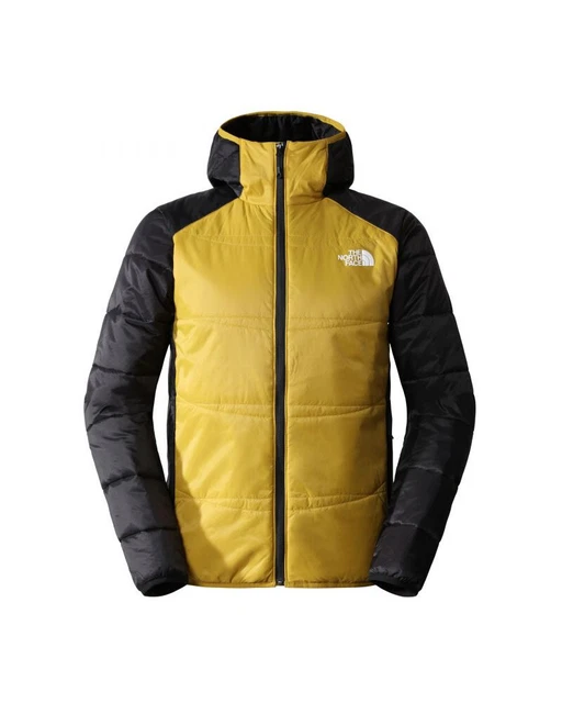 Giacca Giubbino Leggero UOMO The North Face Cappuccio Giallo Nero QUEST SYNTH