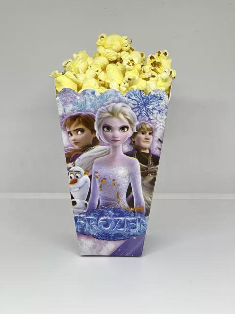 10 ct. Pack - Frozen Popcorn Boxes / Paq. con 10 Cajas de Frozen.