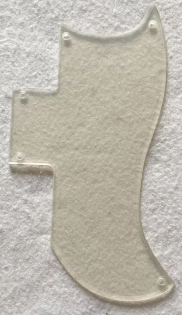 Fits Gibson SG 61 Reissue Guitar pickguard Scratch Plate 1 Ply Clear Transparent